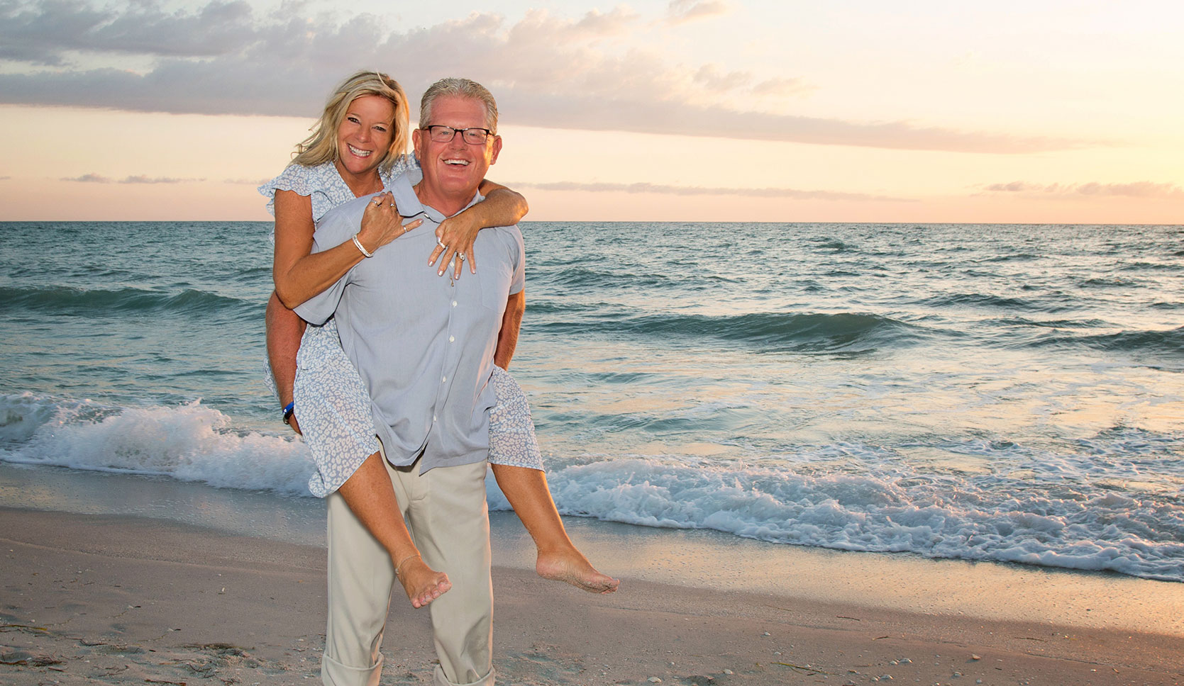 Beach photography session of couple in Boca Grande